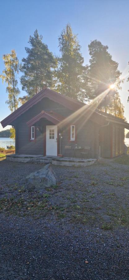 Lakeside Log Cabin Fraemby Udde Falun Extérieur photo